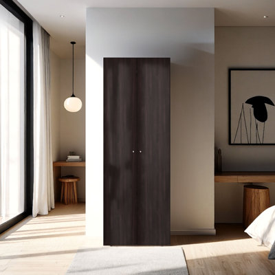 Armoire Ghent, 2 portes, 4 tablettes
