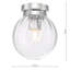 Quadrell Glass Flush Mount