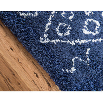 Paquette Geometric Shag Area Rug