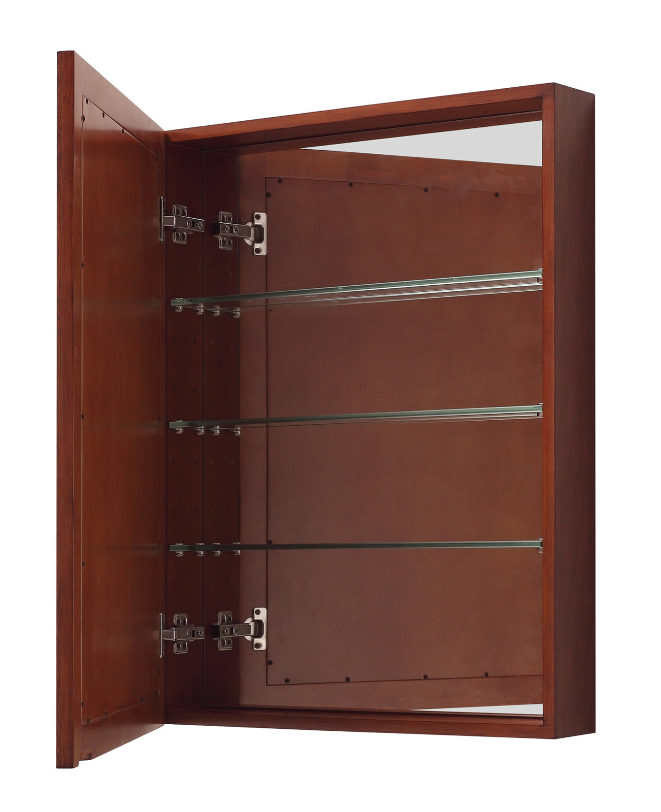 Charley Surface Medicine Cabinet, 32" H x 24" W x 5.1" D, Tobacco