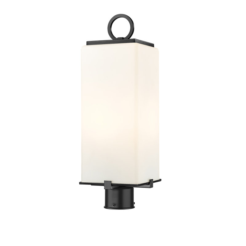 Luminaire d'extérieur à 2 lumières Ahmauri, H 20,25 po x l 7 po x P 7 po