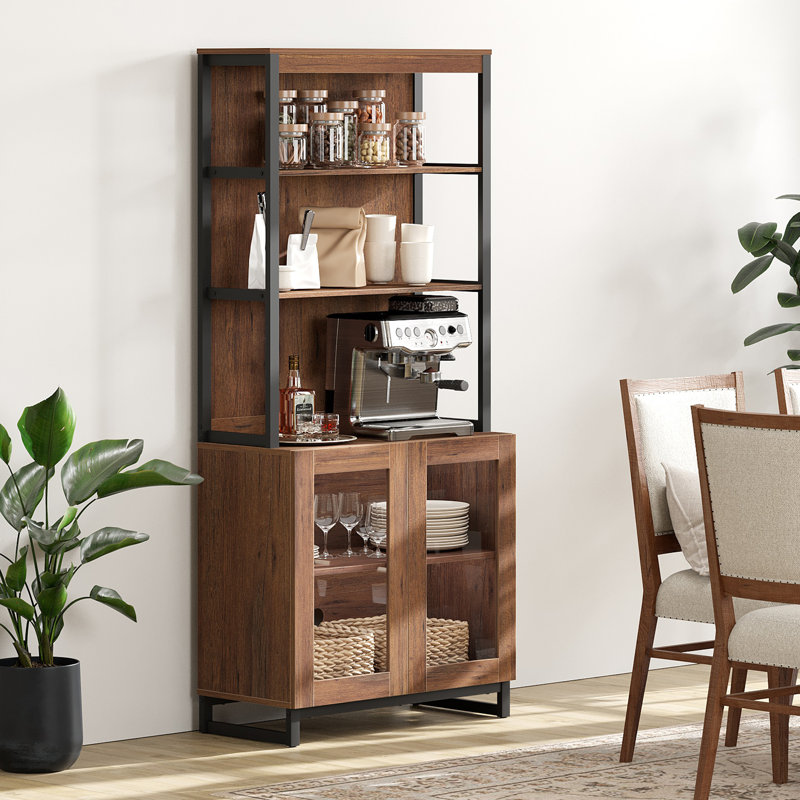  Home Office Furniture Set: 59" Executive Desk With Charging Station And Storage Cabinet, Two 72" Tall Bookcase, Modern Computer Desk And Library Shelf For Work Study