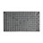 Outdoor Iron Coffee Table With Black Brush Silver Look, 20.75"D X 36.1"W 18"H, Enhances Aesthetics For Spaces - Silver, Versatile Addition