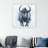 " Running Bull Ox " Painting Print-1849459124