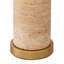 Table Lamp Lxry Travertine Excl Shade