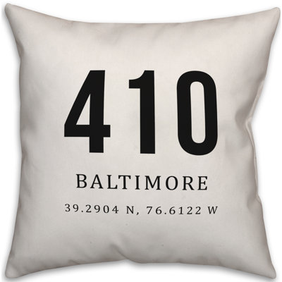 Solid Colour Outdoor Reversible Throw Pillow