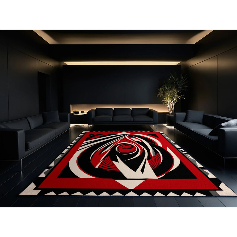 Abstract Ascent Rug, Square 8'