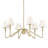 Kahraman 6 - Light Steel Dimmable Round Chandelier-43754618