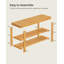 8 Pair Shoe Storage Bench