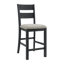  Mendoza 5PC Counter Set with Table and 4 Chairs in Black