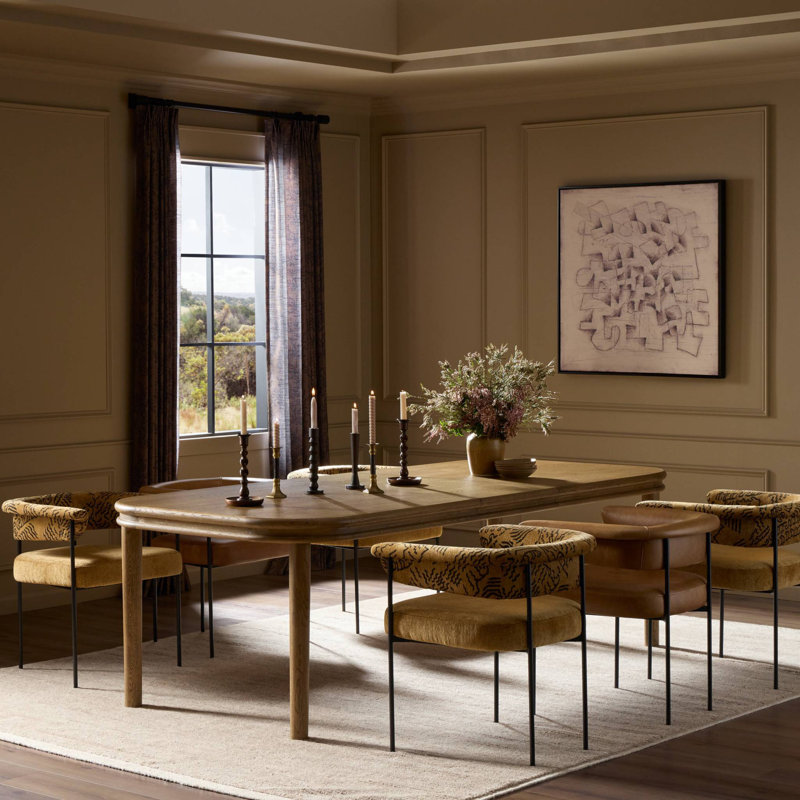 Florent Dining Table-Amber Oak Thin Veneer