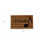 Tapis d'entrée 18 po x 30 po brun et noir Coir Welcome