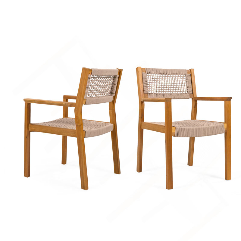 Chaise de salle à manger brun clair, Marron clair