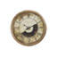 Horloge murale surdimensionnée 30 po, mécanisme d'engrenage, or antique, style transitionnel | Idée cadeau