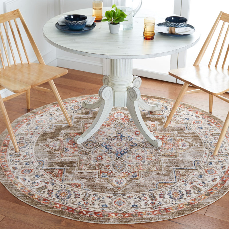 Olympia Performance Oriental Rug, Round 6'
