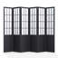Paravent de style japonais à 6 panneaux Black Tone-129130220-129130222