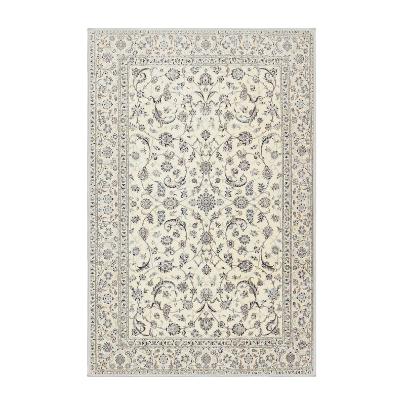 Tapis décoratif oriental beige/brun/noir Zaki, Rectangle 2 pi x 3 pi