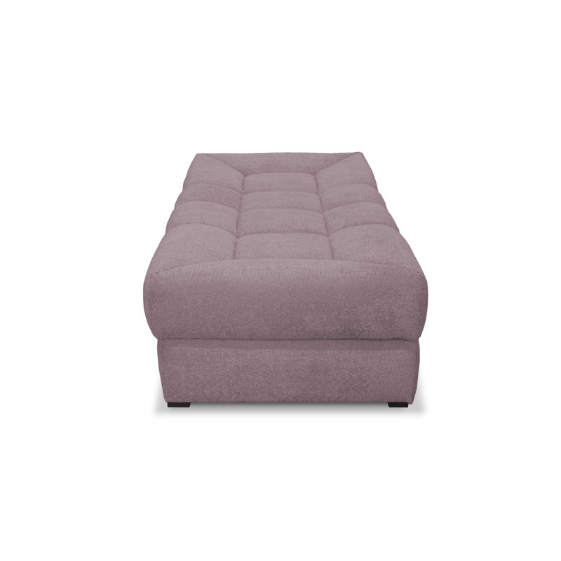 Upholstered Chaise Lounge, Purple