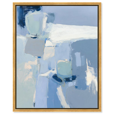 "White Frost II", reproduction murale sur toile par Art Remedy, cadre doré, 24 x 30
