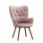 Doarnin Tufted Button Accent Chair, Single Upholstered Chair, Kitchen Dining Chair for Indoor-64388076