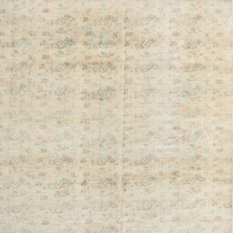 Floral Indoor Rug, Round 3'