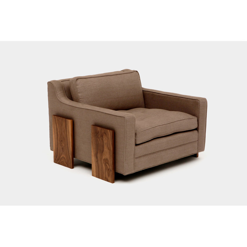 Tufted Armchair, Earth Velvet
