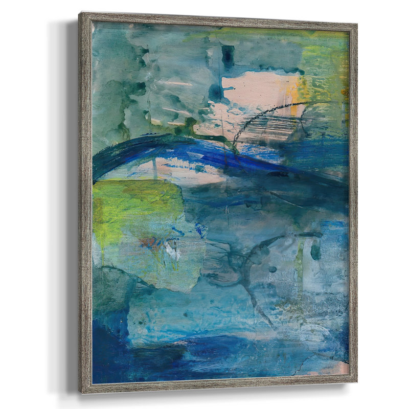 «Spring Winds», reproduction encadrée en bois massif, H 21 po x l 17 po