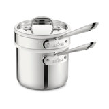 All-Clad D3 2-qt. Stainless Steel Double Boiler Set with Lid