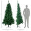 Demi-arbre de Noël artificiel avec 229 branches-921214443