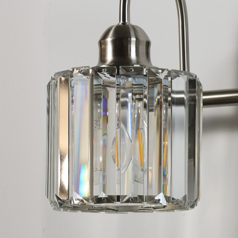 Wilmon Light Metal Dimmable Bathroom Vanity Light, Brushed Nickel, 4