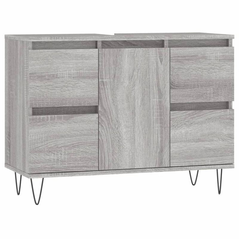 Agnon Floor Mounted Bathroom Cabinet, Grey Sonoma