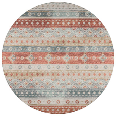 Jerrell Chenille Washable Moroccan Rug