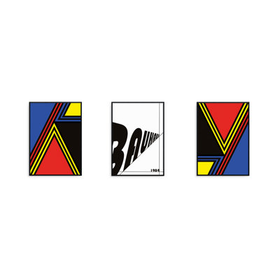 Bauhaus by Bartosz Jasyk - 3 Piece Single Picture Frame Print