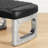 22.44'' Genuine Leather Rectangle  Ottoman&Pouf with nailhead trim-924334125