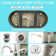 Biocura 67" Modern Acrylic Freestanding Bathtub With Brushed Nickel Drain