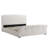 Linen Modern Sleigh King Bed Frame with Side-Lift Storage, No Box Spring Needed, White-1524836366-1524836368