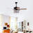 52'' Low Profile Ceiling Fan With Lights