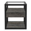Ensemble de 2 tables de bout modernes avec tiroir-710501017-710501020