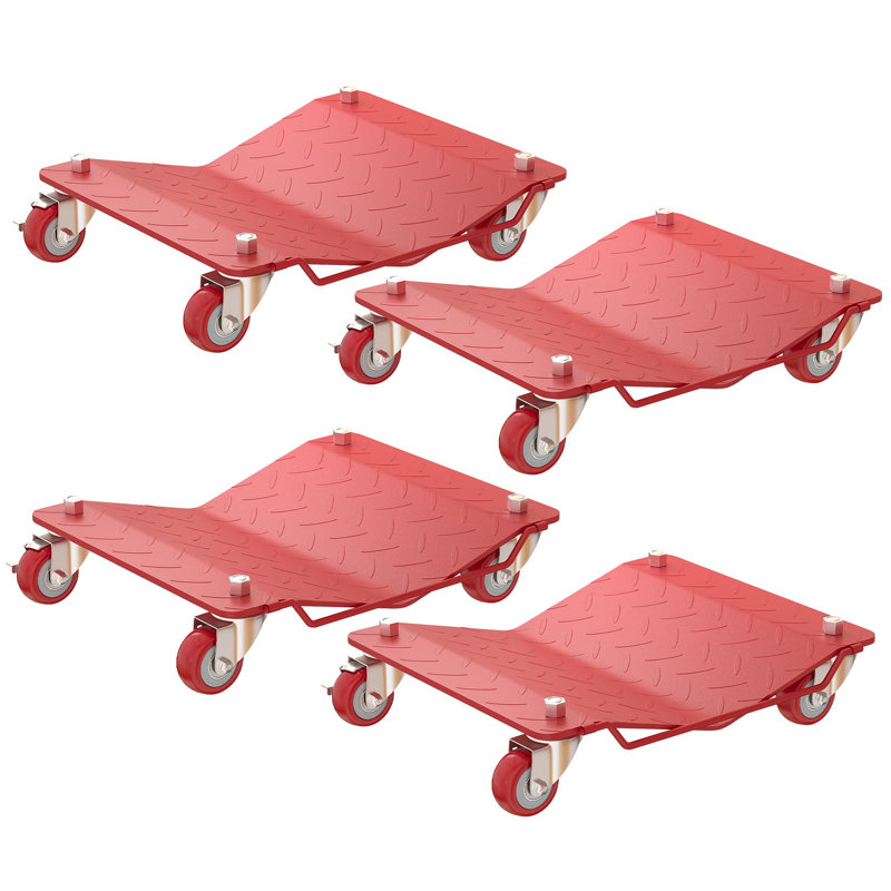 6 000 lb de roues de voiture robustes, ensemble de 4