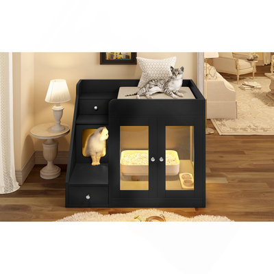Enceinte de litière pour chat GO