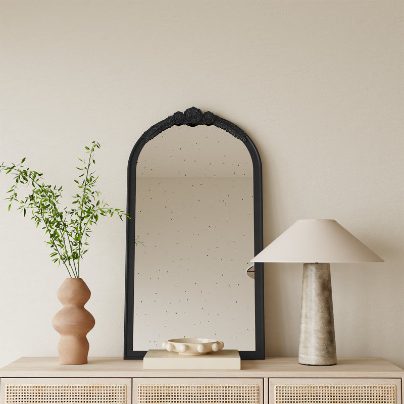 Langosta Mirror, 42" x 23", Black