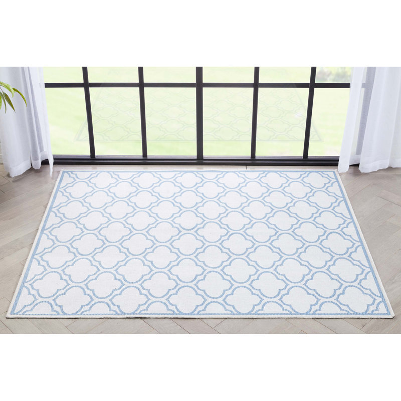 Tapis ivoire Kehr Lattice, Rectangle 3 pi 3 po x 5 pi