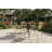 Bolto Tall Folding Table Steel Outdoor Standing Table with Foldable Design for Patio Garden and Events