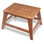 Zen 1 - Step Teak Lightweight Step Stool