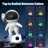 [Spring Glow up]  Galaxy Projector Light with Astronaut Design, Portable Rocket Man LED Light featuring Timing Function. Ideal for Bedroom, Game Room, and Various Settings, Decorative Night Light with 12 Galaxies in 1