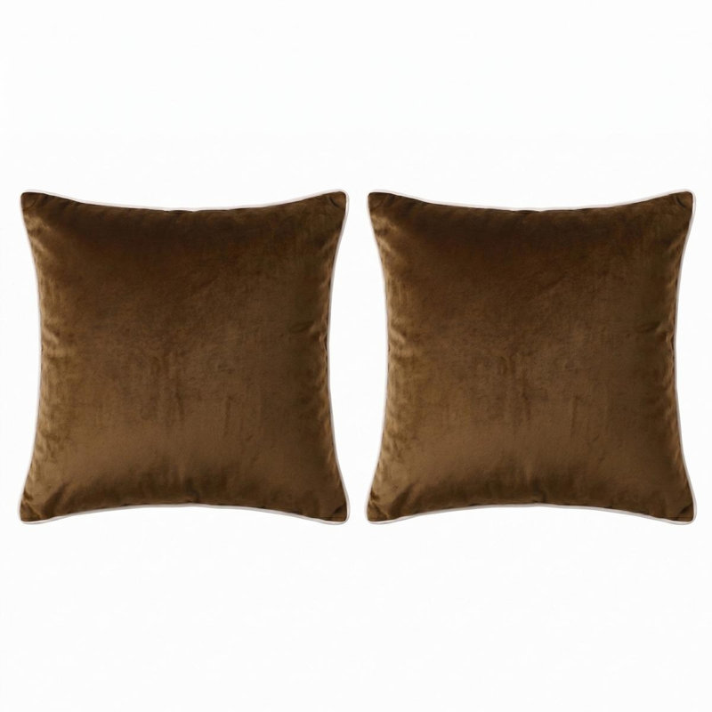 Housse de coussin Minimalist, Chameau foncé