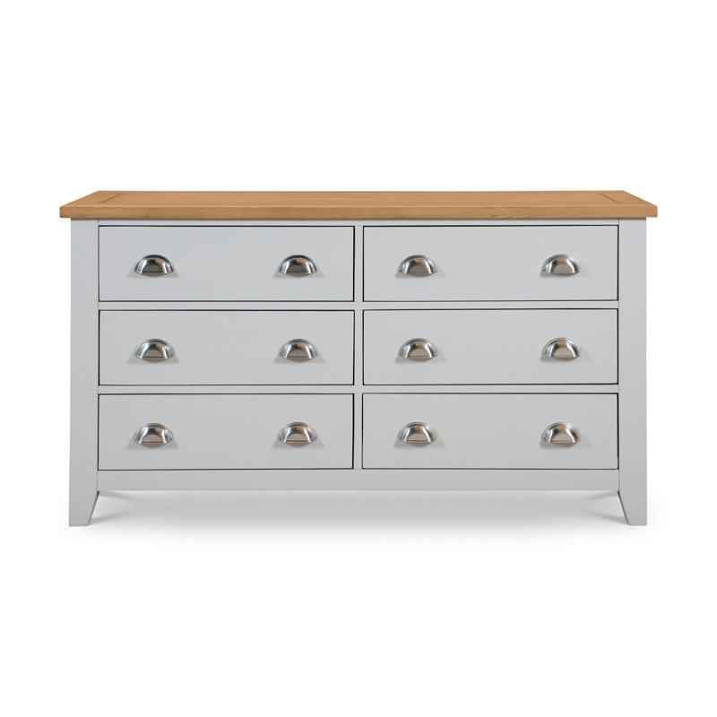 Port Mahon 130cm W 6 - Drawer Chest of Drawers