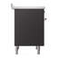 Cuisinière à induction 36 pouces avec 6 éléments à induction ILVE Nostalgie II Series (porte en verre)-1326370634