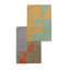Geometric Flatweave Rectangle 6' x 9' Cotton Area Rug in Brown/Gray