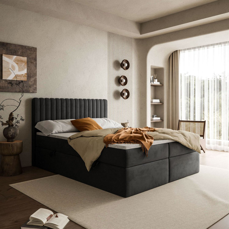Bed Hendrick, 137 x 200cm, Jasmine 100